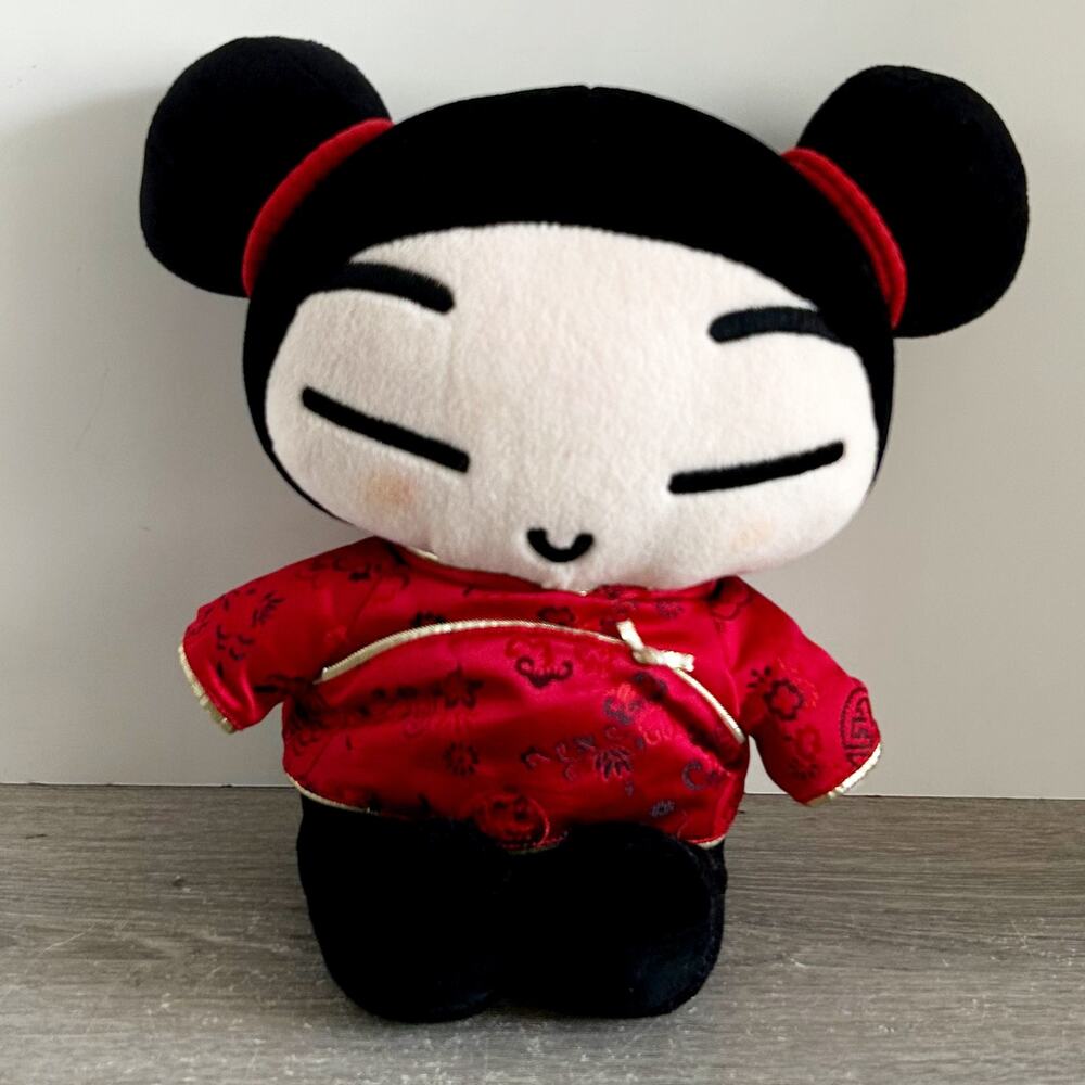 SOK Sonokong Pucca South Korean Plush Doll Anime 12” Toy Doll Kimono Collectible